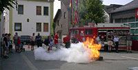 Infonachmittag zum Thema Brandschutz 2003 - zum Vergrößern klicken