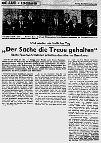 Zeitungsbericht 1964 - zum Vergrößern klicken