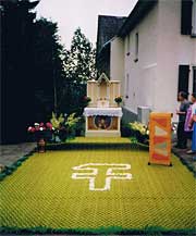 KAB-Altar an Fronleichnam
