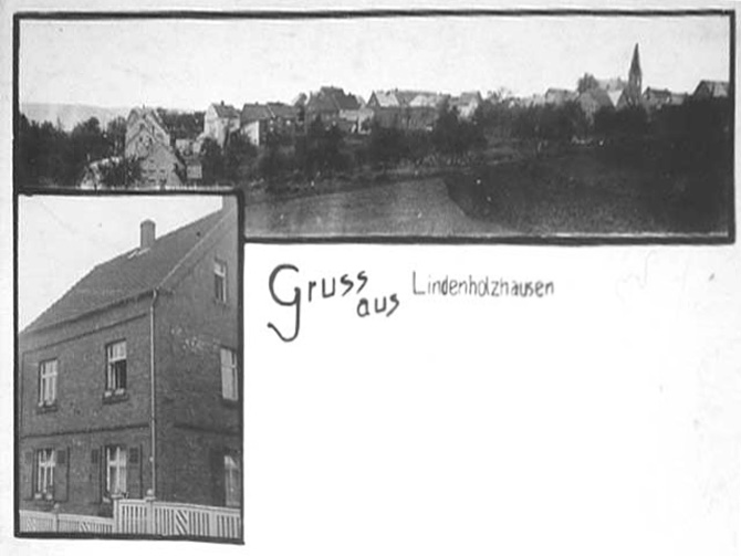 Ansichtskarte von Lindenholzhausen (ca. 1915)