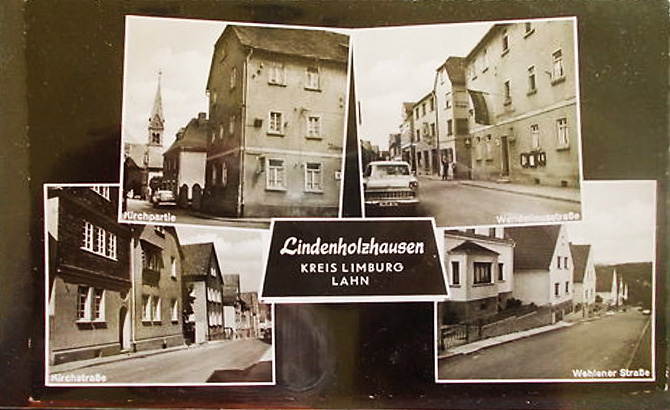 Ansichtskarte von Lindenholzhausen (ca. 1963)