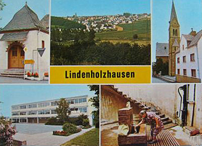 Ansichtskarte von Lindenholzhausen (ca. 1970)