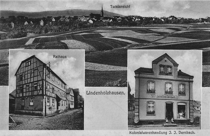 Ansichtskarte von Lindenholzhausen (ca. 1939)