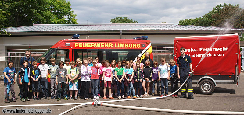 Brandschutzerziehung in der Lindenschule am Freitag, den 22. Juni 2012
